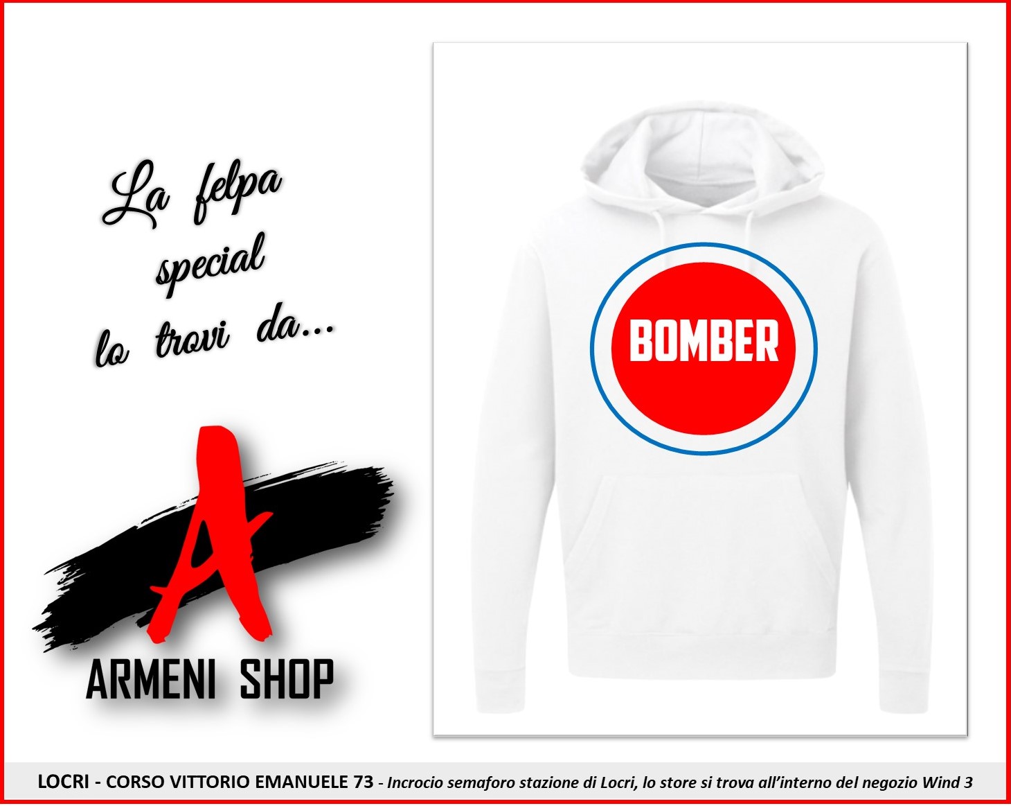 felpa - BOMBER di Armeni Shop